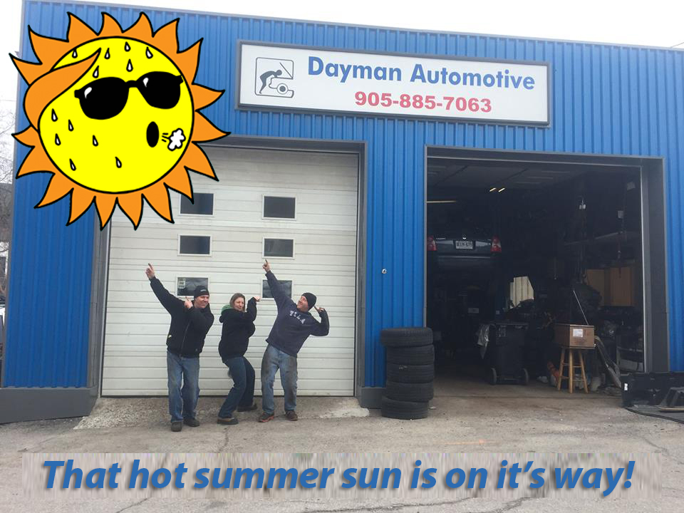 Dayman Automotive Port Hope Free Summer Air Conditioning Inspection.